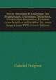 Pr?cis Historique Et Analytique Des Pragmatiques, Concordats, D?claration, Constitution, Convention, Et Autres Actes Relatifs ? La Discipline De . Louis Jusqu'? Louis XVIII (French Edition), Gabriel Peignot 
