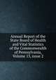 Annual Report of the State Board of Health and Vital Statistics of the Commonwealth of Pennsylvania, Volume 13, issue 2, 