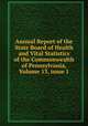 Annual Report of the State Board of Health and Vital Statistics of the Commonwealth of Pennsylvania, Volume 13, issue 1, 