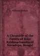 A Chronicle of the Family of Raja Krishnachandra of Navadvpa, Bengal, Wilhelm Pertsch 