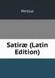 Satir? (Latin Edition), Persius 