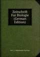Zeitschrift Fur Biologie (German Edition), M V. C. Pettenkofer Und Voit 