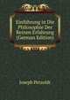 Einfuhrung in Die Philosophie Der Reinen Erfahrung (German Edition), Joseph Petzoldt 