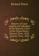 Reports of Cases Argued and Adjudged in the Supreme Court of the United States: January Term, 1828-January Term, 1843, Richard Peters 
