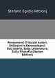 Pensamenti D'illustri Autori, Utilissimi a Rammentarsi: Sull'istoria, Sulla Letteratura, Sulla Filosofia (Italian Edition), Stefano Egidio Petronj 
