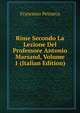 Rime Secondo La Lezione Del Professore Antonio Marsand, Volume 1 (Italian Edition), Francesco Petrarca 