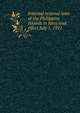 Internal revenue laws of the Philippine Islands in force and effect July 1, 1921, 