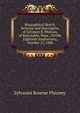 Biographical Sketch, Personal and Descriptive, of Sylvanus B. Phinney, of Barnstable, Mass., On His Eightieth Anniversary, October 27, 1888, Sylvanus Bourne Phinney 