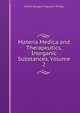 Materia Medica and Therapeutics, Inorganic Substances, Volume 2, Charles Douglas Fergusson Phillips 