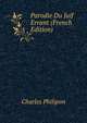 Parodie Du Juif Errant (French Edition), Charles Philipon 