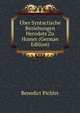 Uber Syntactische Beziehungen Herodots Zu Homer (German Edition), Benedict Pichler 