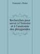 Recherches pour servir a l