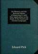 On Memory and the Rational Means of Improving It. with New Applications to the Study of the French and German Languages, Eduard Pick 