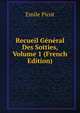 Recueil General Des Sotties, Volume 1 (French Edition), Emile Picot 