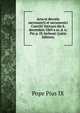 Acta et decreta sacrosancti et oecumenici Concilii Vaticani die 8. decembris 1869 a ss. d. n. Pio p. IX inchoati (Latin Edition), Pope Pius IX 