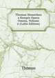 Thomae Hemerken a Kempis Opera Omnia, Volume 6 (Latin Edition), Thomas Von Kempen 