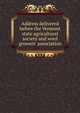 Address delivered before the Vermont state agricultural society and wool growers' association, 