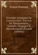 Proc?d?s G?n?raux De Construction: Travaux De Terrassement, Tunnels, Dragages & D?rochements (French Edition), Ernest Pontzen 