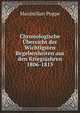 Chronologische Ubersicht der Wichtigsten Begebenheiten aus den Kriegsjahren 1806-1815, Maximilian Poppe 