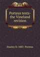 Porteus tests-the Vineland revision, Stanley D. 1883- Porteus 