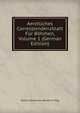 Aerztliches Correspondenzblatt Fur Bohmen, Volume 1 (German Edition), Verein Deutscher Aerzte in Prag 