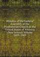 Minutes of the General Assembly of the Presbyterian Church in the United States of America (New School) Volume 1859-1869, 