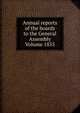 Annual reports of the boards to the General Assembly Volume 1855, 