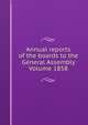 Annual reports of the boards to the General Assembly Volume 1858, 