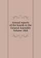 Annual reports of the boards to the General Assembly Volume 1868, 