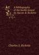 A bibliography of the books issued by Hacon & Ricketts, Charles S. Ricketts 