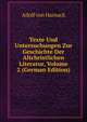 Texte Und Untersuchungen Zur Geschichte Der Altchristlichen Literatur, Volume 2 (German Edition), Adolf Von Harnack 