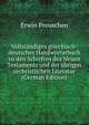 Vollstandiges griechisch-deutsches Handworterbuch zu den Schriften des Neuen Testaments und der ubrigen urchristlichen Literatur (German Edition), Erwin Preuschen 