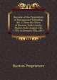 Records of the Proprietors of Narraganset Township, No. 1: Now the Town of Buxton, York County, Maine, from August 1St, 1733, to January 4Th, 1811, Buxton Proprietors 