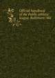 Official handbook of the Public athletic league, Baltimore, Md., 