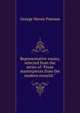 Representative essays, selected from the series of "Prose masterpieces from the modern essayist.", Putnam, George Haven, 1844-1930 