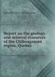Report on the geology and mineral resources of the Chibougamau region, Quebec, Alfred E. 1861-1914 Barlow 