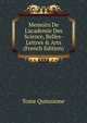 Memoirs De L'academie Des Science, Belles-Lettres & Arts (French Edition), Tome Quinzieme 