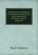 De Donati Commento in Terentium Specimen Observationum Primum . (Latin Edition), Paul Rabbow 
