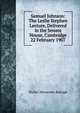 Samuel Johnson: The Leslie Stephen Lecture, Delivered in the Senate House, Cambridge 22 February 1907, Sir Walter Alexander Raleigh 