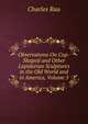 Observations On Cup-Shaped and Other Lapidarian Sculptures in the Old World and in America, Volume 5, Charles Rau 