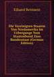 Die Vereinigten Staaten Von Nordamerika Im Uebergange Vom Staatenbund Zum Bundesstaat (German Edition), Eduard Reimann 