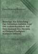 Beytrage Zur Scharfung Des Sittlichen Gefuhls Und Der Aufmerksamkeit Auf Den Zustand Des Herzens in Einigen Predigten (German Edition), Franz Volkmar Reinhard 