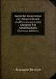 Deutsche Sprachlehre Fur Burgerschulen Und Privatunterricht, Zunachst Fur Niedersachsen (German Edition), Hermann Rentzel 