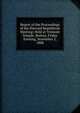 Report of the Proceedings of the Harvard Republican Meeting: Held at Tremont Temple, Boston, Friday Evening, November 2, 1888, 