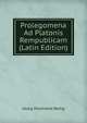 Prolegomena Ad Platonis Rempublicam (Latin Edition), Georg Ferdinand Rettig 