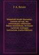 Walafridi Strabi Hortulus; carmen ad cod. ms. veterumque editionum fidem recensitum, lectionis varietate notisque instructum (Latin Edition), F A. Reuss 