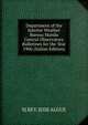 Department of the Interior Weather Bureau Manila Central Observatory Bulletines for the Year 1906 (Italian Edition), SJ REV. JOSE ALGUE 