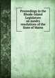 Proceedings in the Rhode-Island Legislature on sundry resolutions of the State of Maine, 
