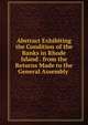 Abstract Exhibiting the Condition of the Banks in Rhode Island . from the Returns Made to the General Assembly ., 