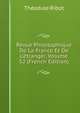 Revue Philosophique De La France Et De L'?tranger, Volume 52 (French Edition), Th?odule Armand Ribot 
